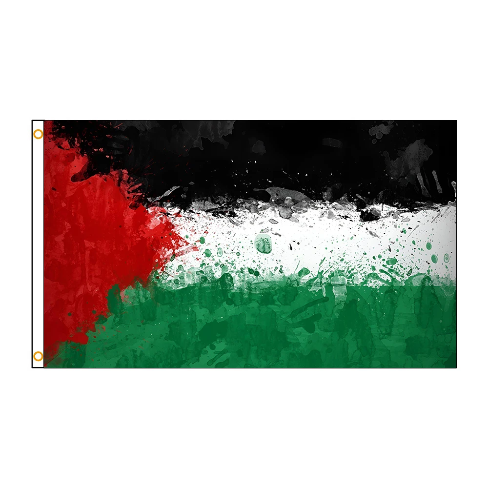 90x150cm palestine national flag interior decoration banner tapestry